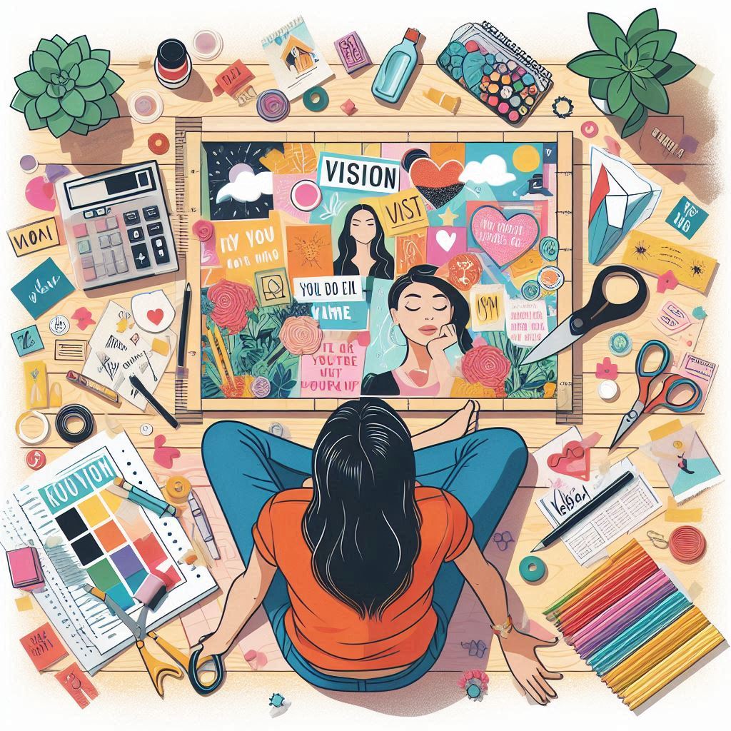 How to Create a Vision Board and Manifest Your Goals