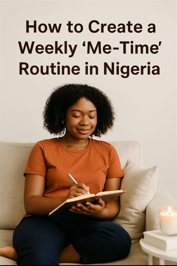 How to create a weekly me-time routine