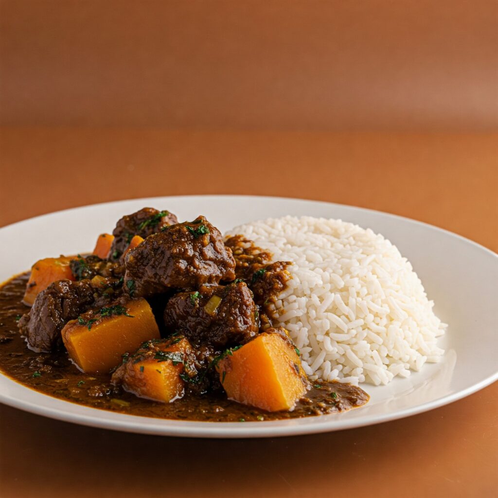 Ofada Rice and Ayamase Sauce (Designer Stew)