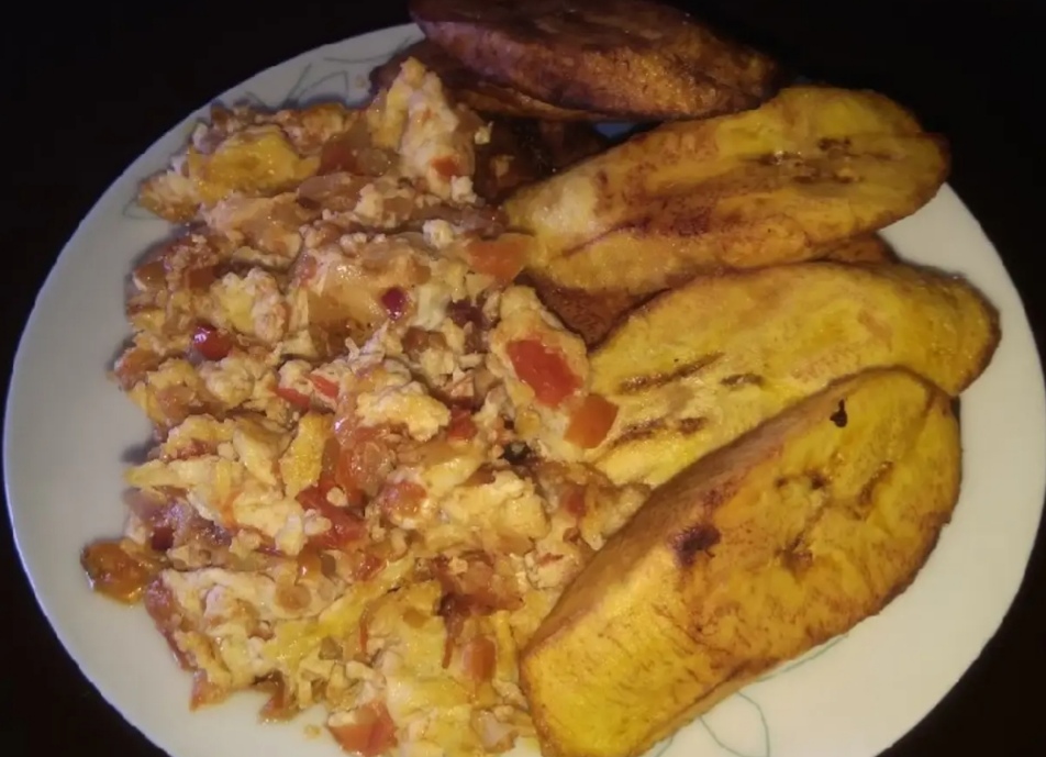 Plantain and Scrambled Eggs