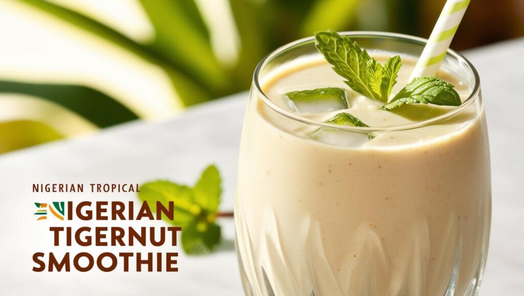 Tropical Nigerian Tigernut Smoothie