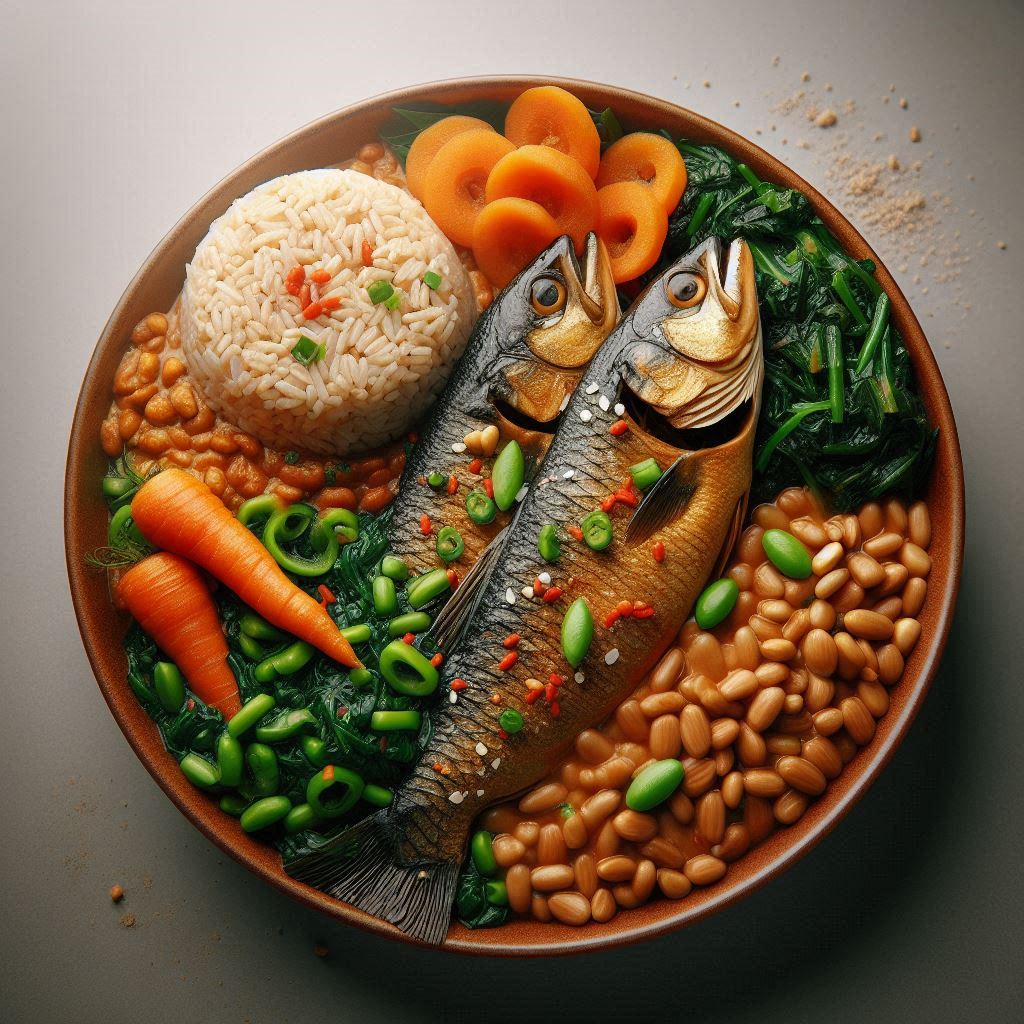 Best foods for boosting brain health on a wooden table