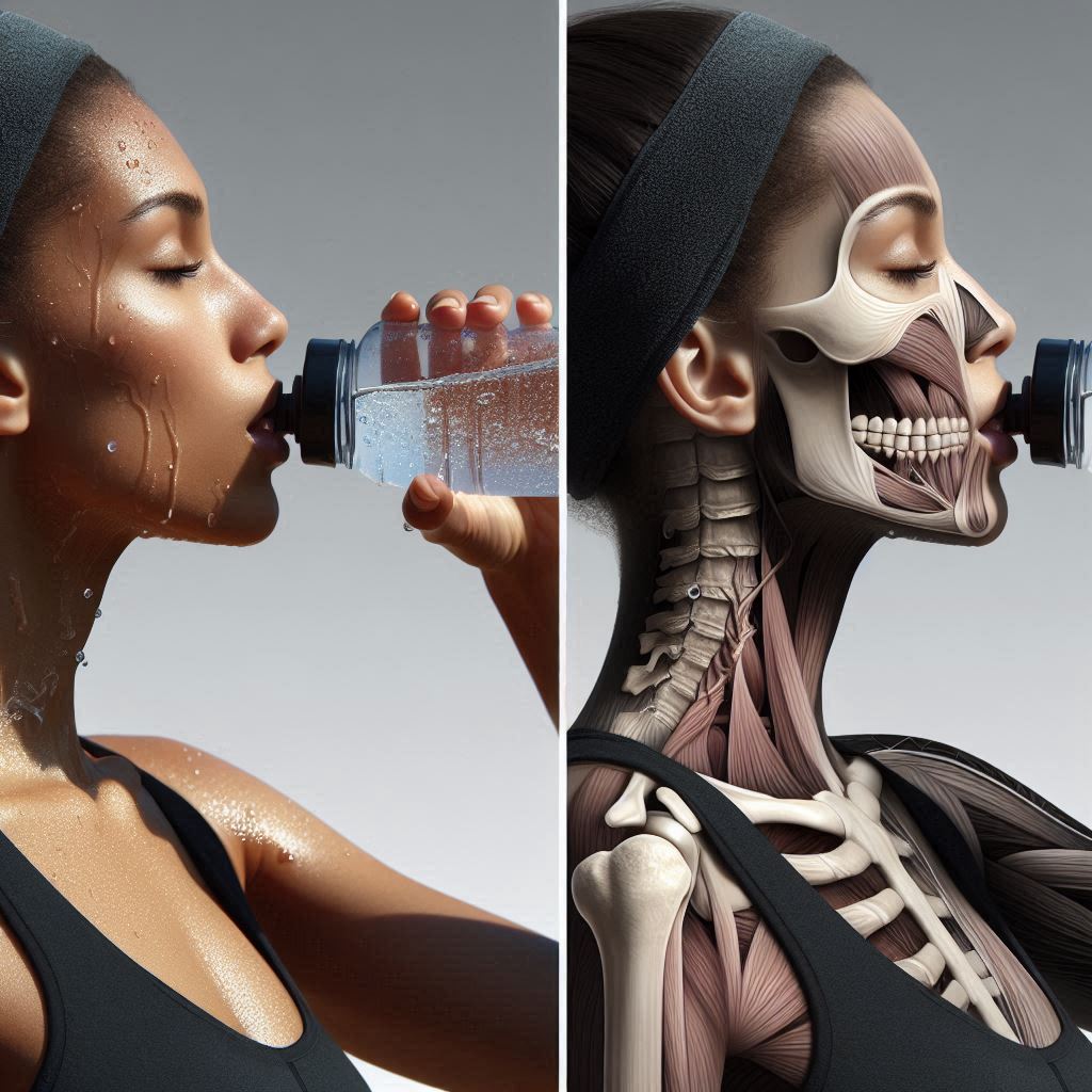 Benefits of drinking water for skin and physical health