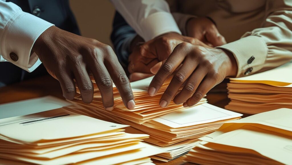Two hands working together, symbolizing respect and equal partnership in a modern Nigerian relationship."