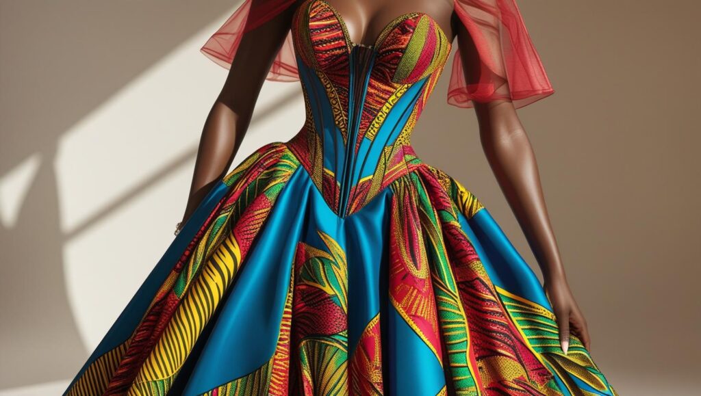Corset Ankara Gown Styles: Snatch That Waist