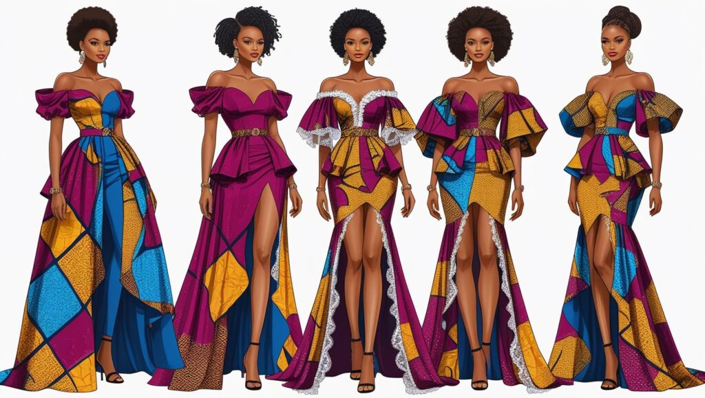Off-Shoulder Ankara Gowns: For the Bold and Beautiful