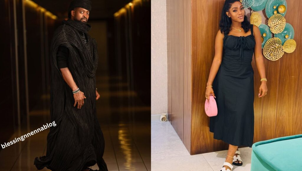 Basketmouth and Elsie Okpocha