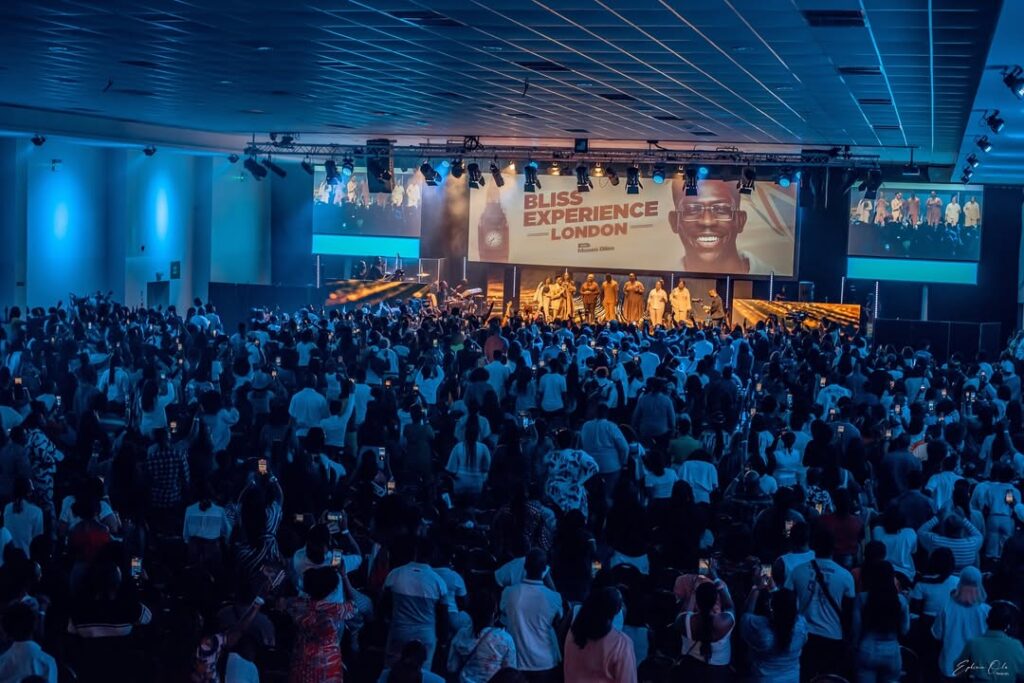 oses Bliss and Mercy Chinwo, prominent Nigerian Gospel artists, representing the genre's chart dominance and viral success.