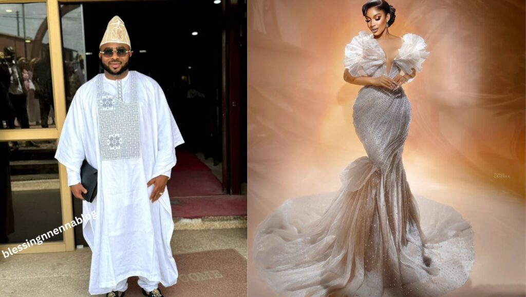 Tonto Dikeh and Olakunle Churchill
