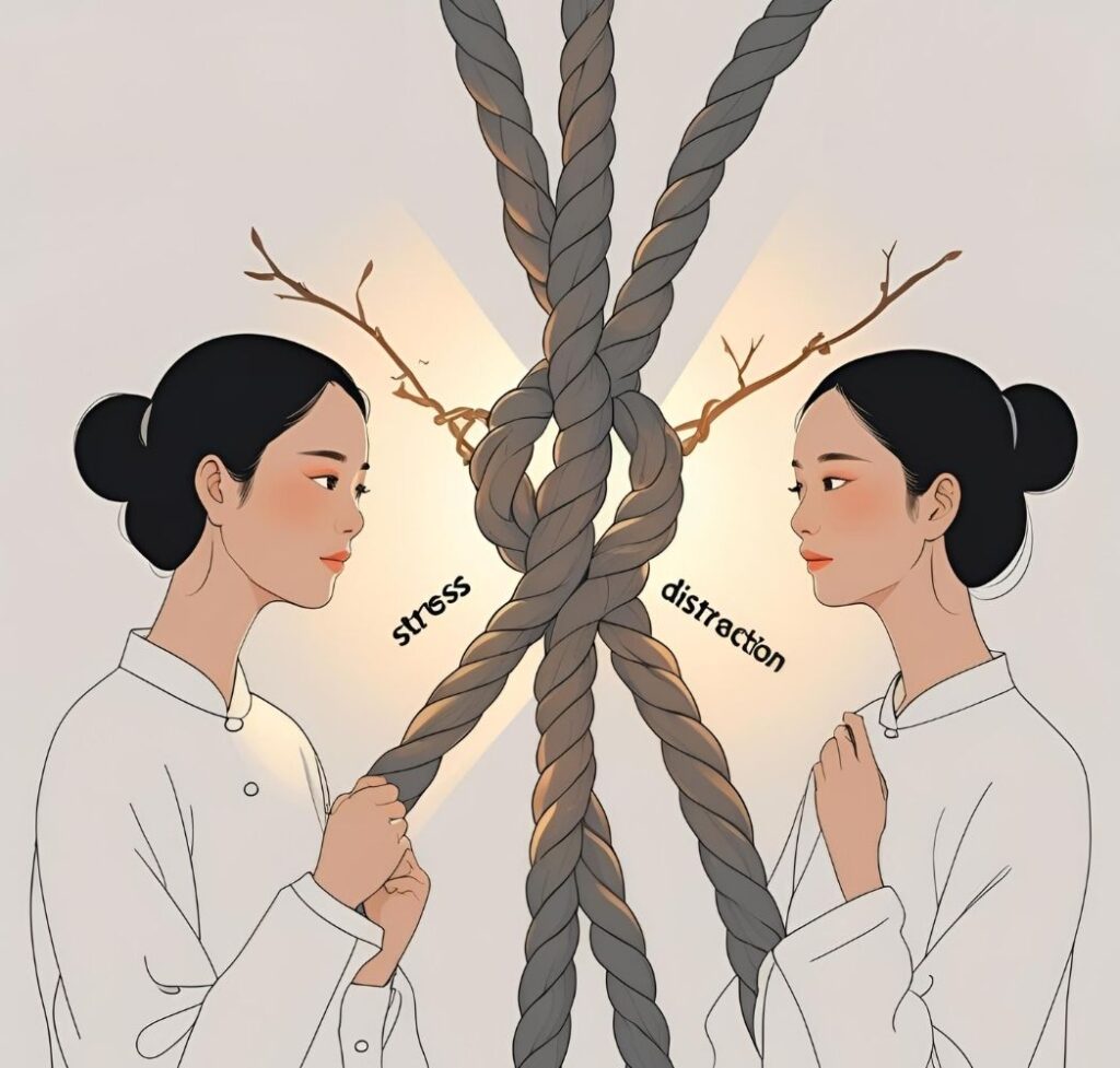 Graphic illustrating common communication challenges for Nigerian couples, such as stress and distractions, and pathways to overcome them through listening.