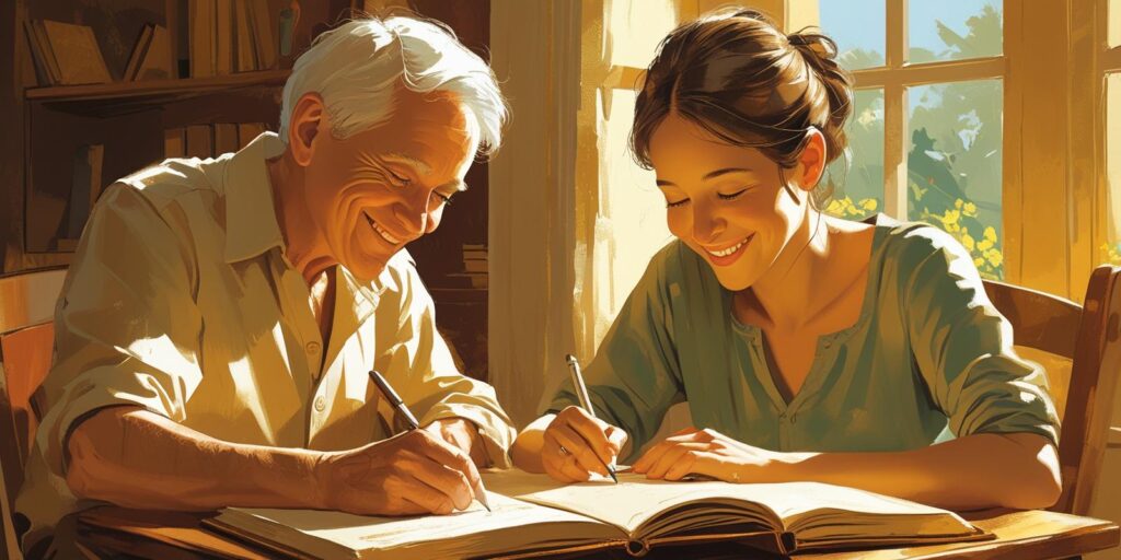 Image of a c shared journal, symbolizing making gratitude a consistent habit and ritual for Nigerian couples.