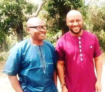 Uncle Sam with Yul Edochie